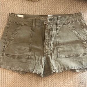 American Eagle Outfitters Women's Olive Shorts